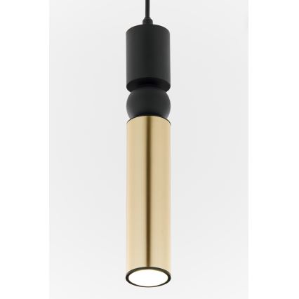 Jupiter 2006 - Κρεμαστό φωτιστικό οροφής ALAS 1xGU10/10W/230V χρυσαφί/μαύρο