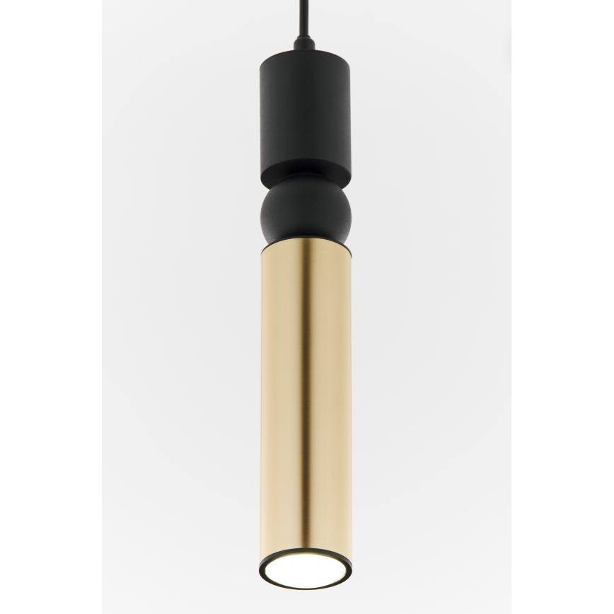 Jupiter 2006 - Κρεμαστό φωτιστικό οροφής ALAS 1xGU10/10W/230V χρυσαφί/μαύρο