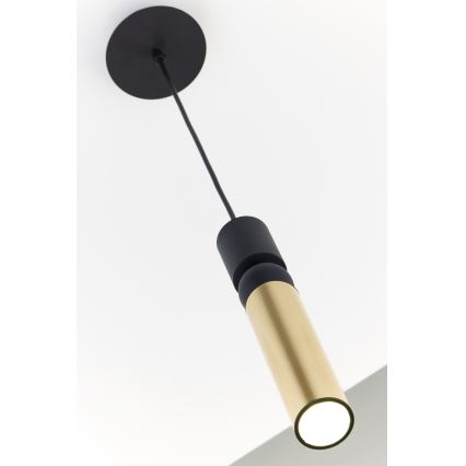 Jupiter 2006 - Κρεμαστό φωτιστικό οροφής ALAS 1xGU10/10W/230V χρυσαφί/μαύρο