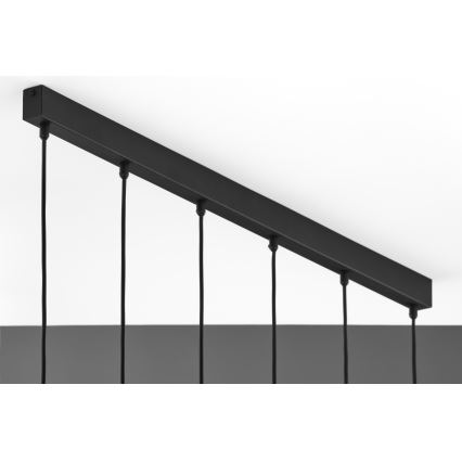 Jupiter 2008 - Κρεμαστό φωτιστικό οροφής ALAS 6xGU10/10W/230V χρυσαφί/μαύρο