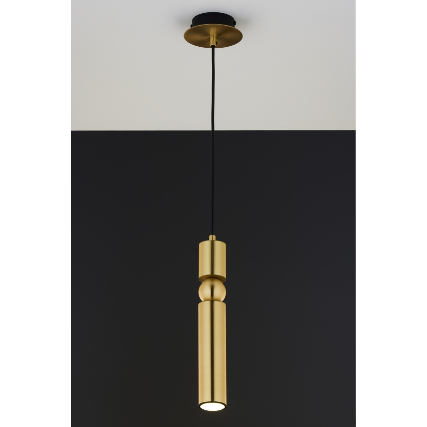 Jupiter 2009 - Κρεμαστό φωτιστικό οροφής ALAS 1xGU10/10W/230V χρυσαφί