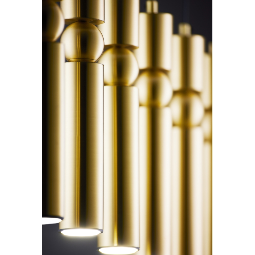 Jupiter 2011 - Κρεμαστό φωτιστικό οροφής ALAS 6xGU10/10W/230V χρυσαφί