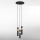 Jupiter 2013 - Κρεμαστό φωτιστικό οροφής ALAS 3xGU10/10W/230V μαύρο/χρυσαφί