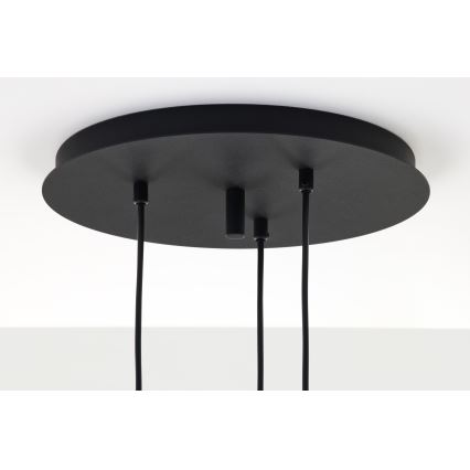 Jupiter 2013 - Κρεμαστό φωτιστικό οροφής ALAS 3xGU10/10W/230V μαύρο/χρυσαφί
