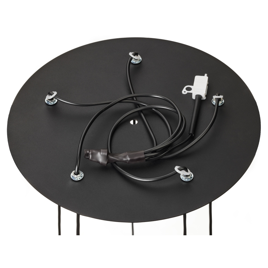 Jupiter 2014 - Κρεμαστό φωτιστικό οροφής ALAS 5xGU10/10W/230V μαύρο/χρυσαφί