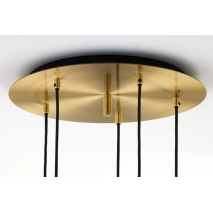 Jupiter 2020 - Κρεμαστό φωτιστικό οροφής ALAS 5xGU10/10W/230V χρυσαφί