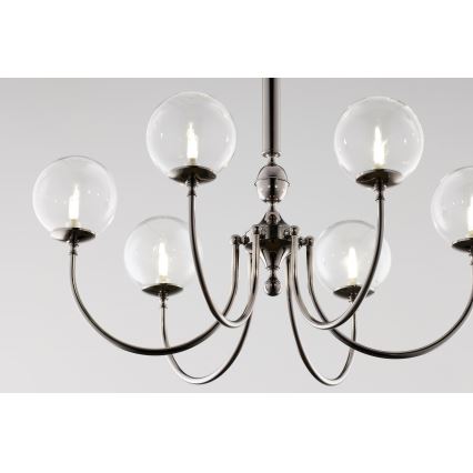 Jupiter 2022 - Κρεμαστό φωτιστικό οροφής BRILLANTE 6xG9/10W/230V γυαλιστερό χρώμιο