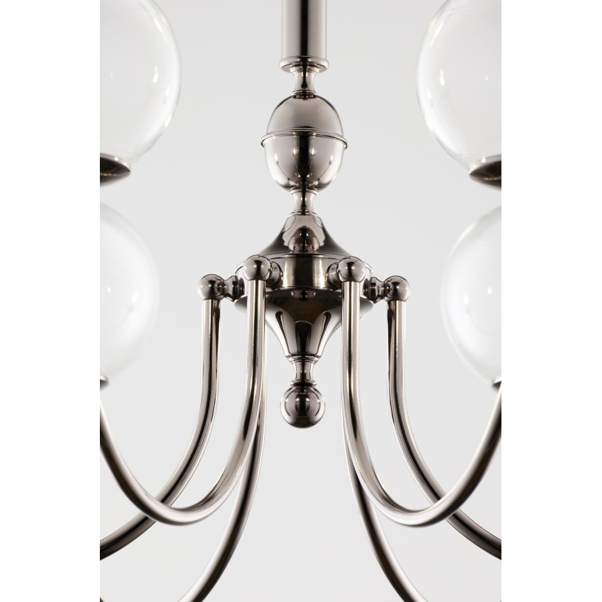 Jupiter 2022 - Κρεμαστό φωτιστικό οροφής BRILLANTE 6xG9/10W/230V γυαλιστερό χρώμιο