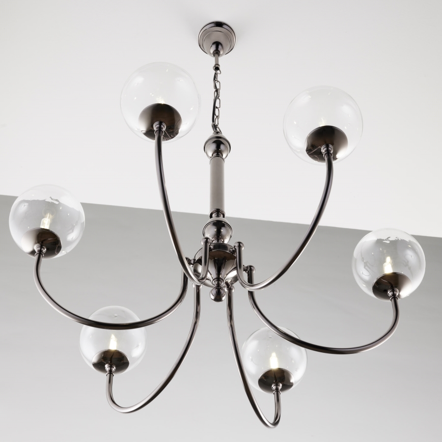 Jupiter 2022 - Κρεμαστό φωτιστικό οροφής BRILLANTE 6xG9/10W/230V γυαλιστερό χρώμιο