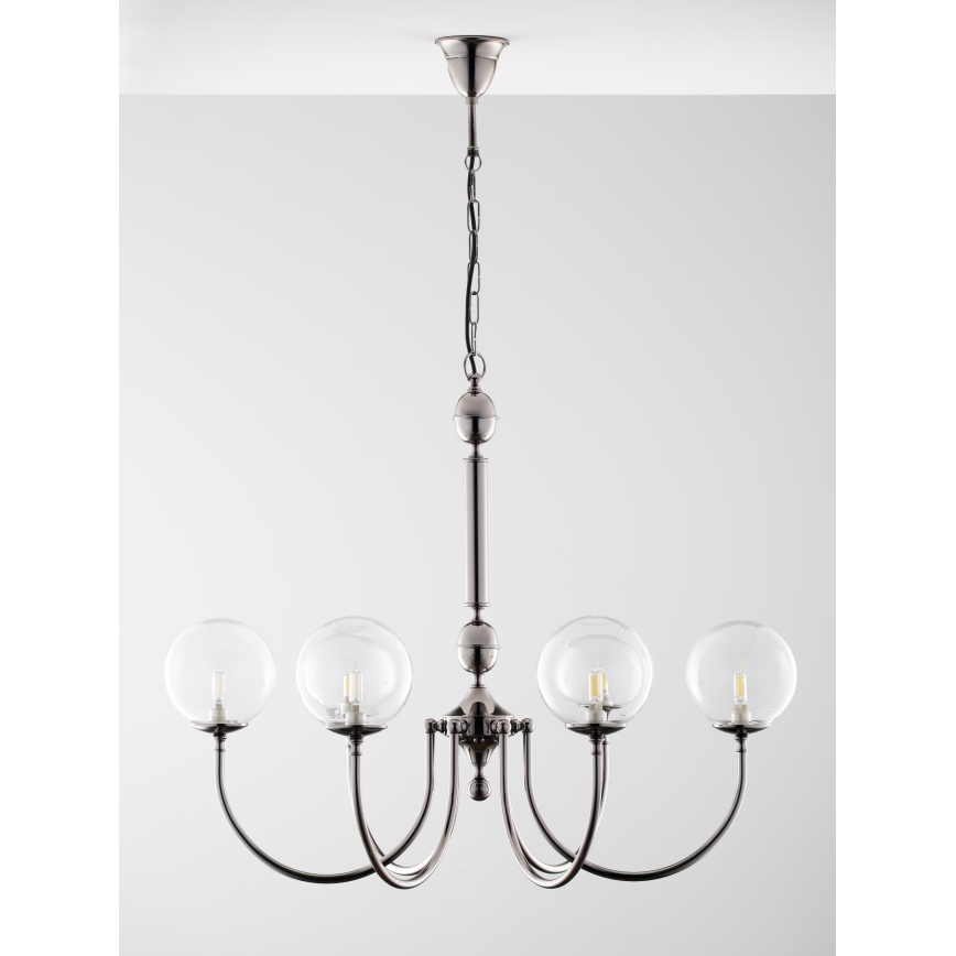 Jupiter 2022 - Κρεμαστό φωτιστικό οροφής BRILLANTE 6xG9/10W/230V γυαλιστερό χρώμιο