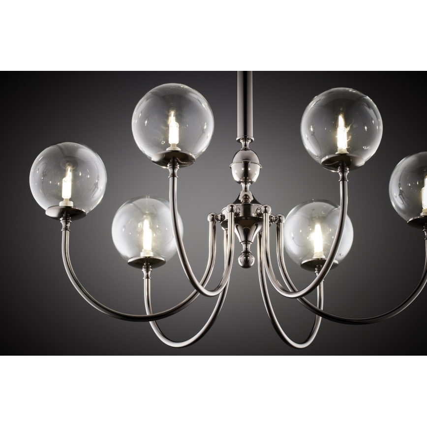 Jupiter 2022 - Κρεμαστό φωτιστικό οροφής BRILLANTE 6xG9/10W/230V γυαλιστερό χρώμιο