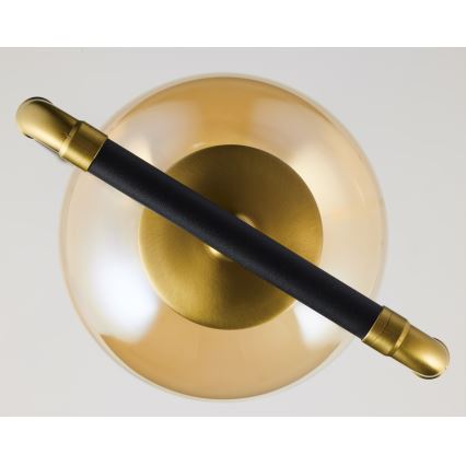 Jupiter 2024 - Κρεμαστό φωτιστικό οροφής ZAFRA 1xG9/10W/230V μαύρο/χρυσαφί/μπεζ
