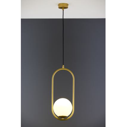 Jupiter 2042 - Κρεμαστό φωτιστικό οροφής IGON 1xE14/40W/230V χρυσαφί