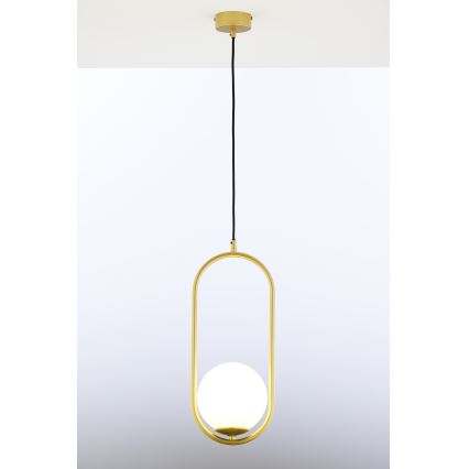 Jupiter 2042 - Κρεμαστό φωτιστικό οροφής IGON 1xE14/40W/230V χρυσαφί