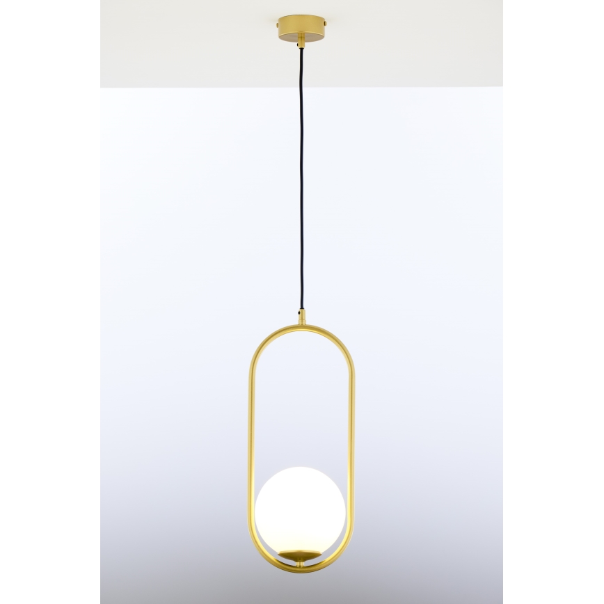 Jupiter 2042 - Κρεμαστό φωτιστικό οροφής IGON 1xE14/40W/230V χρυσαφί