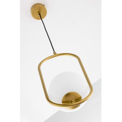 Jupiter 2042 - Κρεμαστό φωτιστικό οροφής IGON 1xE14/40W/230V χρυσαφί