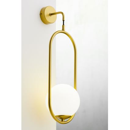 Jupiter 2043 - Λάμπα τοίχου IGON 1xE14/40W/230V χρυσαφί