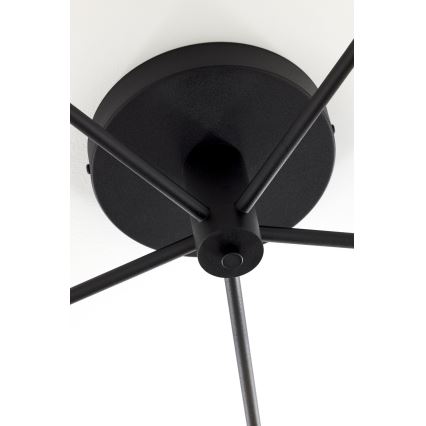 Jupiter 2048 - Επιφανειακό φωτιστικό οροφής PRATO 5xG9/14W/230V μαύρο/καπνιστό γκρι