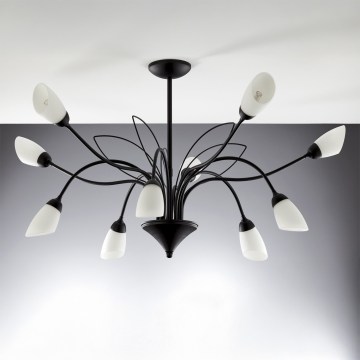 Jupiter 2056 - Πολυέλαιος σε ράβδο GLORIOSA 10xG9/14W/230V μαύρο