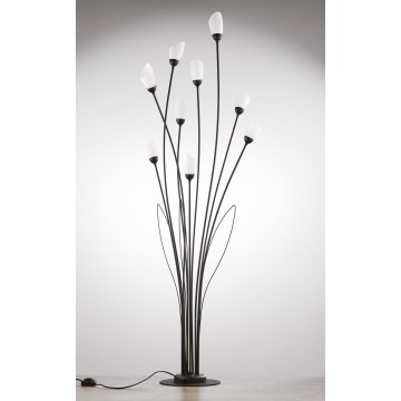 Jupiter 2058 - Επιδαπέδιο φωτιστικό GLORIOSA 9xG9/14W/230V μαύρο