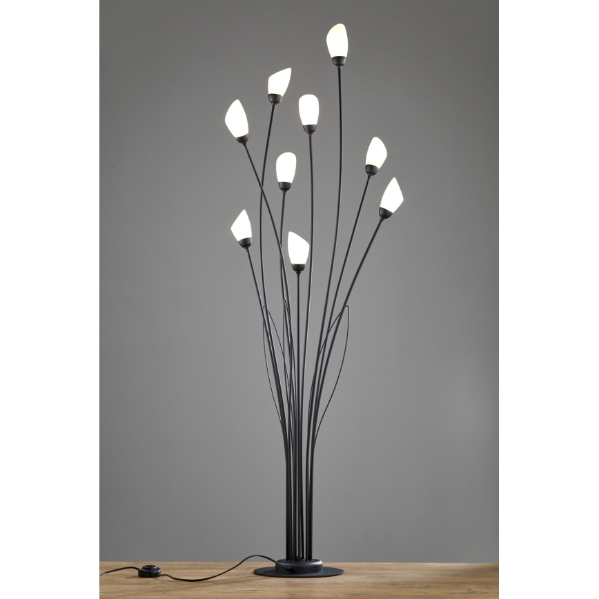 Jupiter 2058 - Επιδαπέδιο φωτιστικό GLORIOSA 9xG9/14W/230V μαύρο