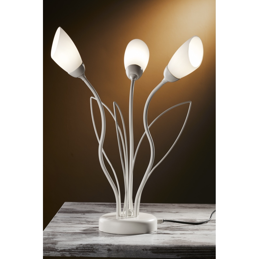 Jupiter 2060 - Επιτραπέζιο φωτιστικό GLORIOSA 3xG9/14W/230V σε κρεμ απόχρωση