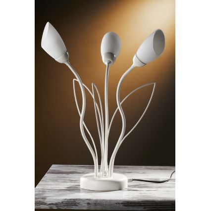 Jupiter 2060 - Επιτραπέζιο φωτιστικό GLORIOSA 3xG9/14W/230V σε κρεμ απόχρωση