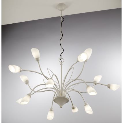 Jupiter 2062 - Πολυέλαιος με αλυσίδα GLORIOSA 15xG9/14W/230V εκρού