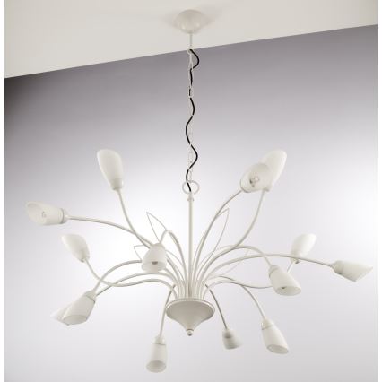 Jupiter 2062 - Πολυέλαιος με αλυσίδα GLORIOSA 15xG9/14W/230V εκρού