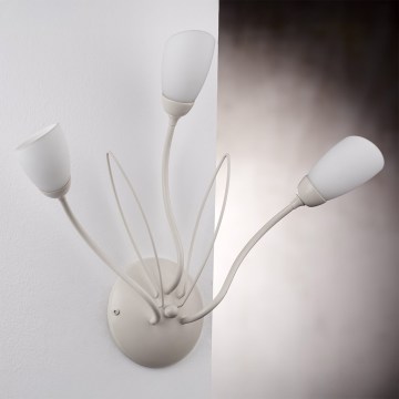 Jupiter 2064 - Επιτοίχιο φωτιστικό GLORIOSA 3xG9/14W/230V σε απόχρωση κρεμ