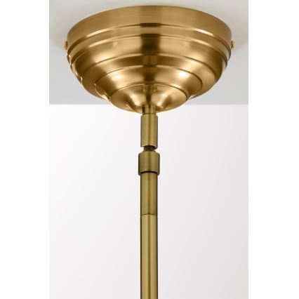 Jupiter 2073 - Κρεμαστό φωτιστικό σε ράβδο PLATINO 1xE27/15W/230V πράσινο/χρυσό