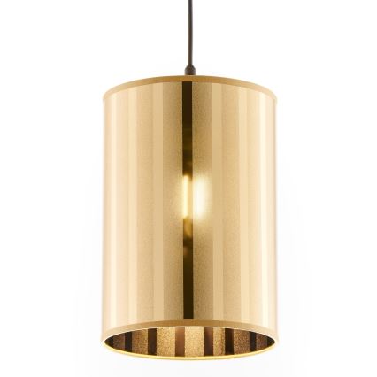 Jupiter 2090 - Κρεμαστό φωτιστικό με καλώδιο CORTINA 1xE27/15W/230V χρυσό/μαύρο