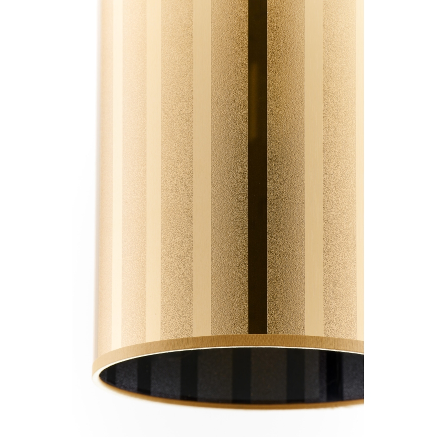 Jupiter 2090 - Κρεμαστό φωτιστικό με καλώδιο CORTINA 1xE27/15W/230V χρυσό/μαύρο