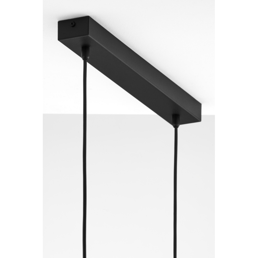 Jupiter 2091 - Κρεμαστό φωτιστικό με καλώδιο CORTINA 2xE27/15W/230V χρυσό/μαύρο