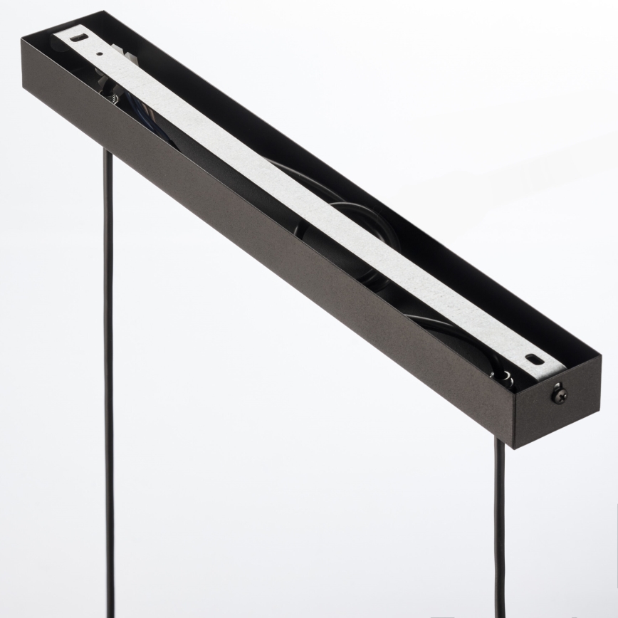 Jupiter 2091 - Κρεμαστό φωτιστικό με καλώδιο CORTINA 2xE27/15W/230V χρυσό/μαύρο