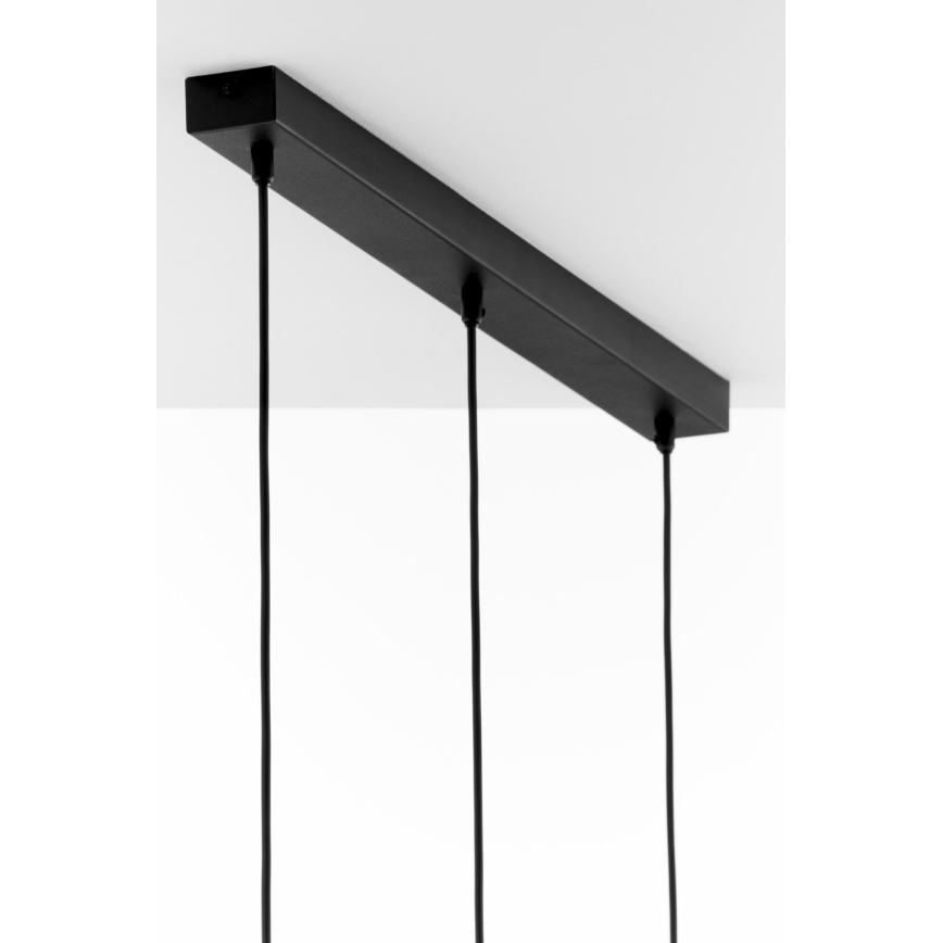 Jupiter 2092 - Κρεμαστό φωτιστικό με καλώδιο CORTINA 3xE27/15W/230V χρυσό/μαύρο