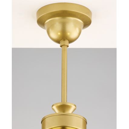 Jupiter 2110 - Πολυέλαιος σε ράβδο KASZMIR 5xE27/15W/230V λευκό/χρυσό/μαρμάρινο ντεκόρ