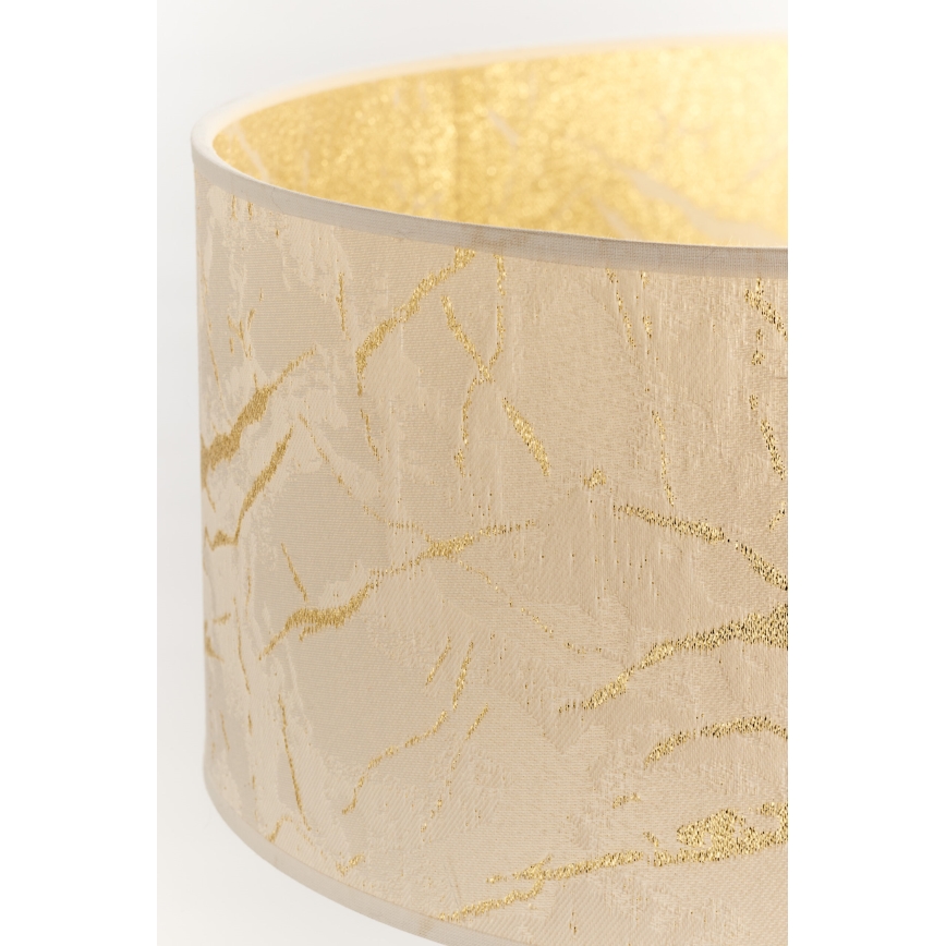 Jupiter 2112 - Επιτραπέζιο φωτιστικό KASZMIR 1xE27/15W/230V λευκό/χρυσό/μαρμάρινο φινίρισμα