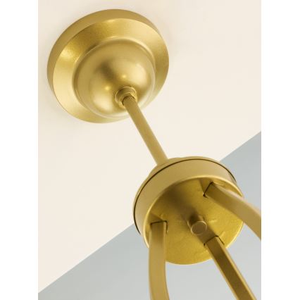 Jupiter 2113 - Κρεμαστό φωτιστικό σε ράβδο KASZMIR 3xE27/15W/230V μπλε/χρυσό