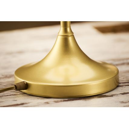 Jupiter 2116 - Επιτραπέζιο φωτιστικό KASZMIR 1xE27/15W/230V μπλε/χρυσό