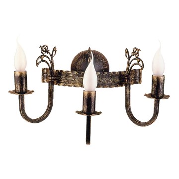 Jupiter 226 - KO K 3 - Επιτοίχιο φωτιστικό KORONA 3xE14/40W/230V