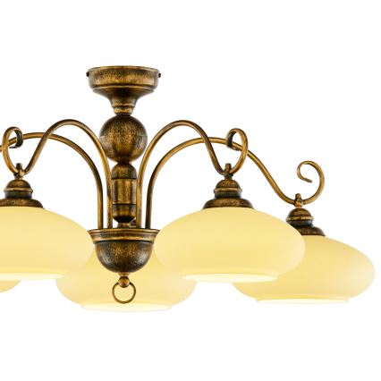 Jupiter 399 - BO-5-PL - Πλαφονιέρα οροφής BOLERO 5xE27/60W/230V