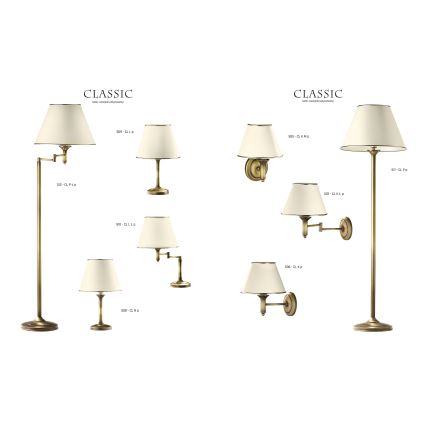 Jupiter 505 CL K M p - Επιτοίχιο φωτιστικό CLASSIC E27/60W/230V