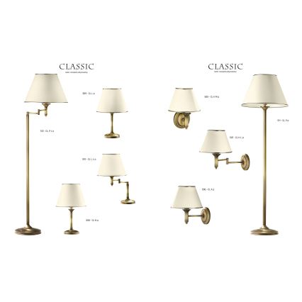 Jupiter 506 - CL K p - Επιτοίχιο φωτιστικό CLASSIC E27/60W/230V