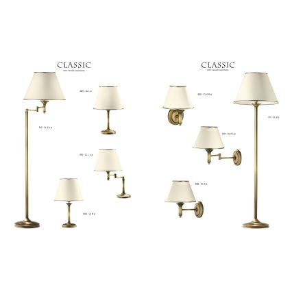 Jupiter 509 CL L p - Επιτραπέζια λάμπα CLASSIC E27/60W/230V