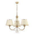 Jupiter 513 - LA-3-E - Κρεμαστό πολύφωτο με αλυσίδα LAURA 3xE27/60W/230V