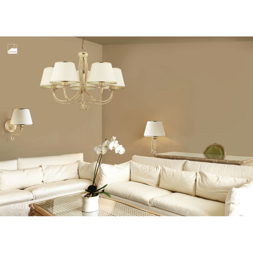 Jupiter 517 - LAL - Επιτραπέζια λάμπα LAURA 1xE27/60W/230V