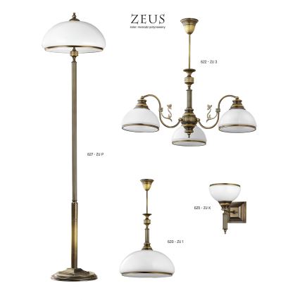 Jupiter 624 - ZU 5 - Κρεμαστό πολύφωτο ZEUS 5xE27/60W/230V