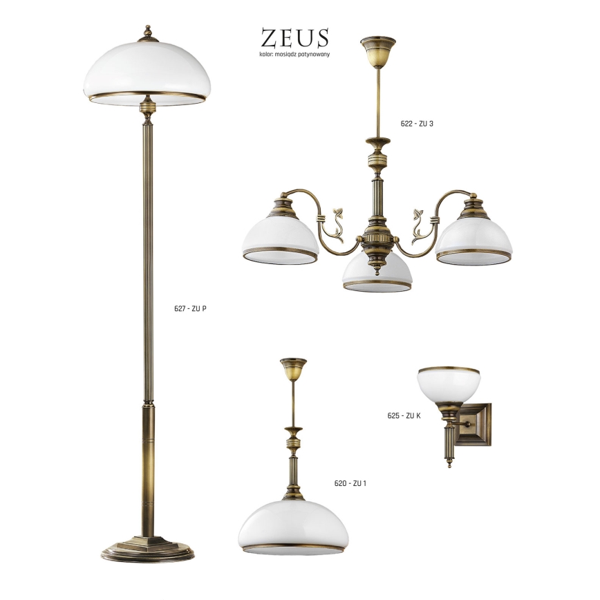 Jupiter 624 - ZU 5 - Κρεμαστό πολύφωτο ZEUS 5xE27/60W/230V