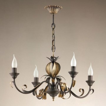 Jupiter 740 - Κρεμαστό πολύφωτο σε συρματόσχοινο LIMA 4xE14/40W/230V